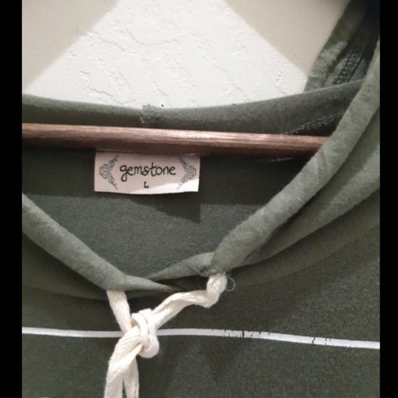 Gemstone Monday the Struggle is Real Hoodie Pullover Lace Up, 3/4 Comfy Flowy - Picture 5 of 6